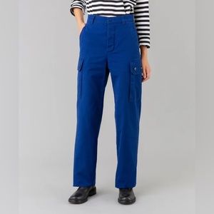 Agnes b. Treillis trouser pant in navy size FR 38/ US 6
